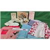 Image 1 : Vintage Kitchen Collector Group : Incl.  - Apron - Dinerware - NABOB Coupons - Cow Creamer - Etc! (S