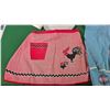 Image 2 : Vintage Kitchen Collector Group : Incl.  - Apron - Dinerware - NABOB Coupons - Cow Creamer - Etc! (S