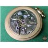 Image 8 : Pocket Watch : Caravelle by Bulova (Train Motif) (17 Jewels) (S/N#073) w/Original Box (SEE PICS !)