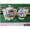 Image 2 : Minton Grasmere Glassware (9) & Sugar & Cream (Made In Germany) (SEE PICS!)  (Listing & Descriptions