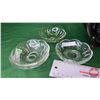 Image 2 : Metal Planter w/ Vintage Pendalogues & Crystal Chandelier Bobeches (Planter Measures 7-1/4"H) (SEE P