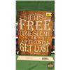 Image 2 : Modern Tin Signs (3) (Political / Cheeky) (16"H) (SEE PICS!)  (Listing & Descriptions are a GUIDE ON