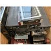 Image 3 : Tin Safety Deposit Boxes (23) (1-1/2"H x 4-3/4"W x 22"L) c/w Wood Crate (SEE PICS!)  (Listing & Desc