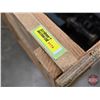 Image 8 : Tin Safety Deposit Boxes (23) (1-1/2"H x 4-3/4"W x 22"L) c/w Wood Crate (SEE PICS!)  (Listing & Desc