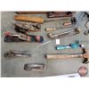 Image 2 : Wood Tool Chest w/ Variety of Hand Tools (9-1/4"H x 23-1/2"W x 15-1/2"D) (Note: Heavy) (SEE PICS!)  
