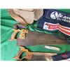 Image 8 : Carpentry Group : Incl. - Wood Mitre Box - Tool Belt - Hand Saw - Aprons - Etc! (SEE PICS!)  (Listin