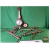 Image 2 : Barometer/Thermostat & Balance Scales (Largest Barometer Measures 20-1/2"H) (SEE PICS!)  (Listing & 