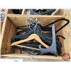 Image 2 : Store Display : Hangers, Jewelry Displays, Plate Holders (c/w 2 Wooden Crates) (c/w 2 Plastic Basket