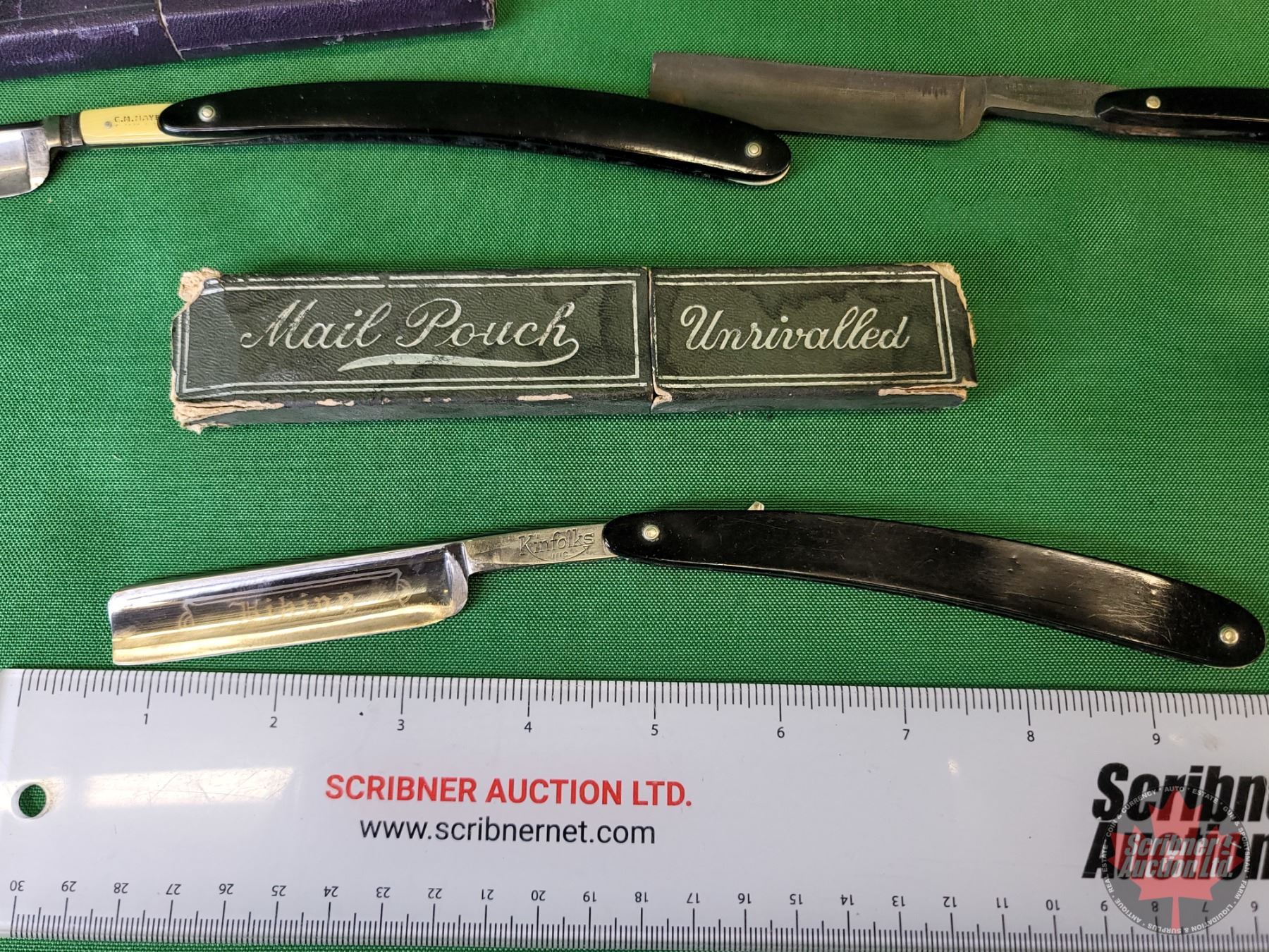Liberman Straight Razor Gentleman's Shaving Combo : - Leather Strop - Straight Razors in Boxes ...