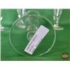 Image 7 : Glassware : - Vintage Pilsner Glasses (4) - Vintage Anchor Hocking Clear Custard Cups (6) - Yellow S