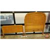 Image 2 : Maple Headboard & Footboard (Headboard Measures : (48-1/2"H x 41"W) (SEE PICS!)  (Listing & Descript
