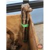 Image 8 : Collector Combo : Large Wooden Crate w/ Contents - Glass & Claw Foot Ball Foot Legs (3) - Wood & Cla