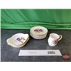 Image 2 : China Grouping :  - Schumann Bavaria Fruit Plate (7) - Royal Worcester Evesham Gratin Dishes (4) - C