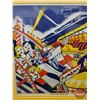 Image 2 : Framed Print : 1940's Amusement Park Poster - King Show Print Estevan, SK (19"H x 19"W) (SEE PICS!) 