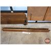 Image 8 : Walnut Double Bed Frame : (Headboard Measures 56"W) (SEE PICS!)  (Listing & Descriptions are a GUIDE
