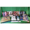 Image 1 : Collection of VHS Movies (37) & Books (7) :  - Seabiscuit - Pearl Harbor - James Bond - Etc!(SEE PIC