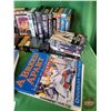 Image 2 : Collection of VHS Movies (37) & Books (7) :  - Seabiscuit - Pearl Harbor - James Bond - Etc!(SEE PIC