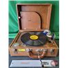 Image 1 : RCA Victor Record Player c/w Record (Case Measures : 7"H x 15"W x 12-1/2"D)  (SEE PICS!)  (Listing &