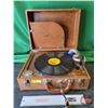 Image 2 : RCA Victor Record Player c/w Record (Case Measures : 7"H x 15"W x 12-1/2"D)  (SEE PICS!)  (Listing &