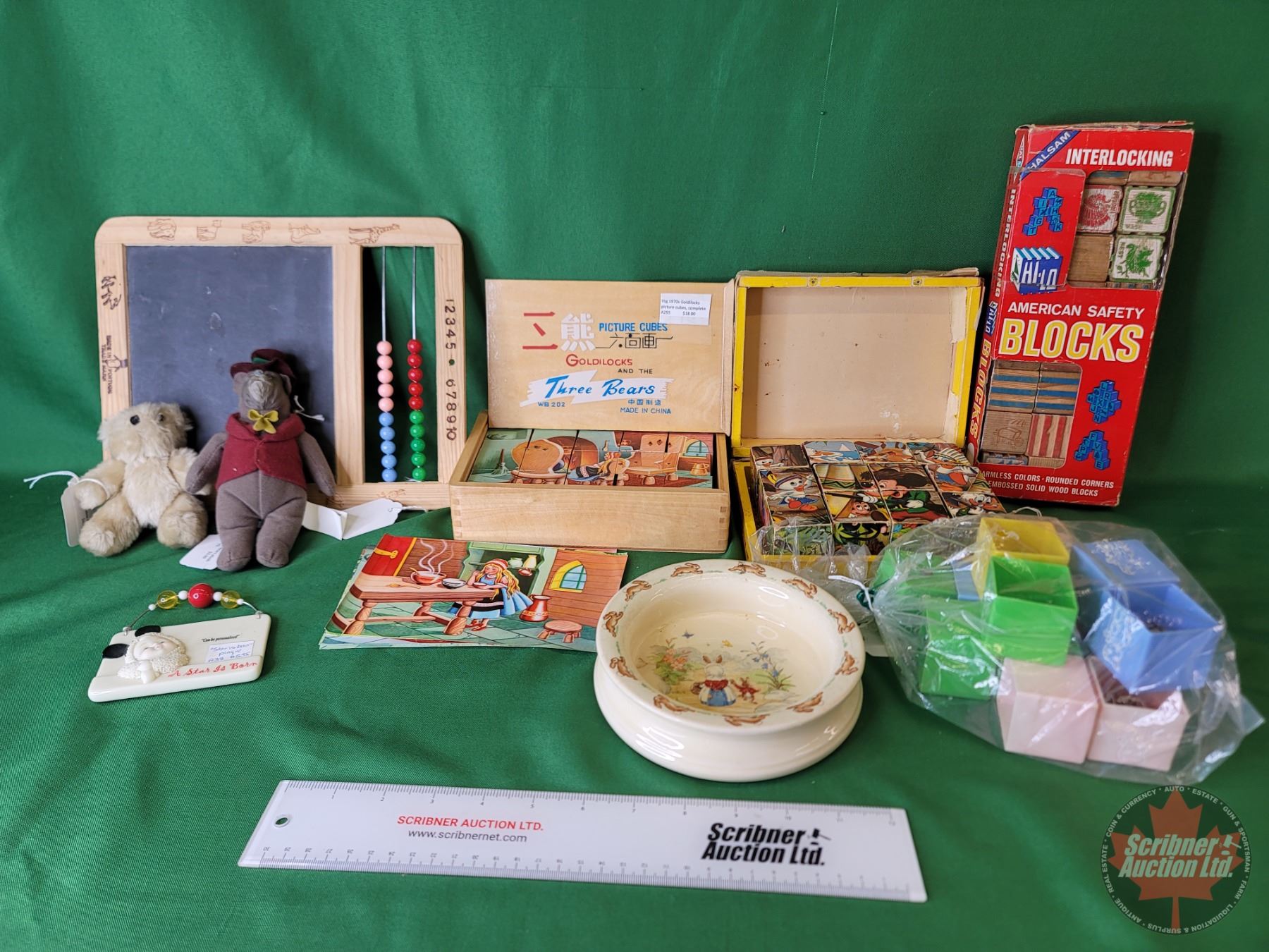 Children's Vintage Educational Group : Inc. Goldie Locks Picture Cubes ...