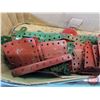 Image 8 : Vintage Kids Construction Toys in Apple Basket (Basket Measures 7"H) (SEE PICS!)  (Listing & Descrip