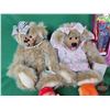 Image 2 : Vintage Dolls & Teddy Bear Group : Incl. Squeaky Rubber Stork, Norah Wellings Dutch Girl, Betty Teen