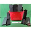 Image 1 : Tin/Metal Safety Deposit Boxes (26) (1-1/2"H x 4-3/4"W x 22"L) (SEE PICS!)  (Listing & Descriptions 