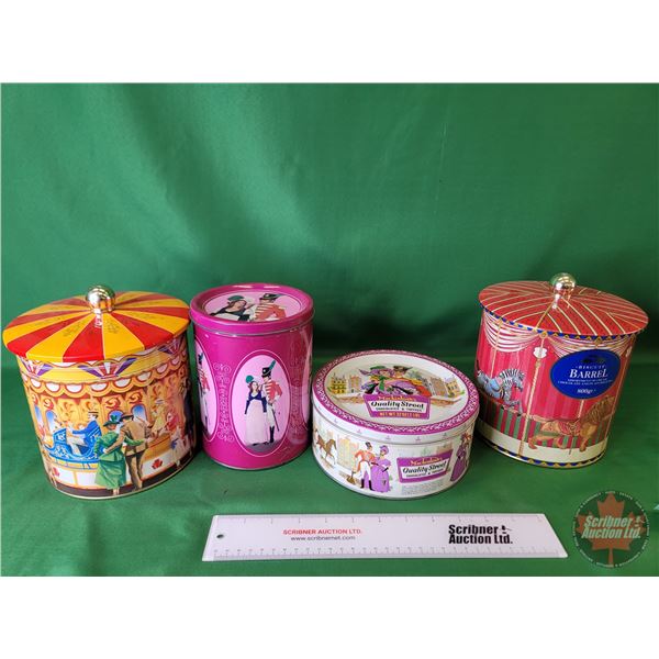 Tins / Variety (4) (SEE PICS!)  (Listing & Descriptions are a GUIDE ONLY and are subject to changes,