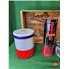 Image 2 : Collector Combo : Tins / Wood Crate / Luck Dog Pail (SEE PICS!)  (Listing & Descriptions are a GUIDE