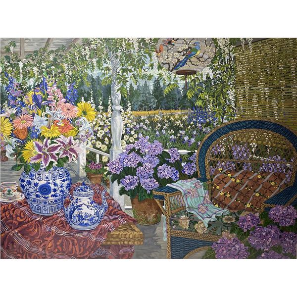 View to the meadow by John Powell