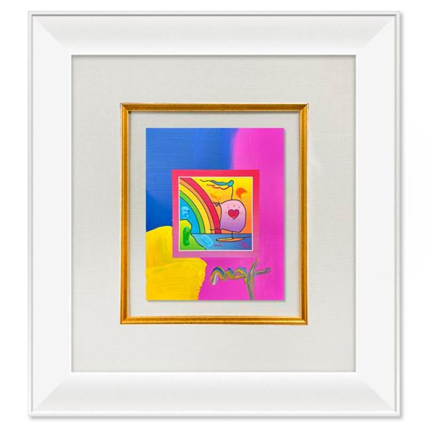 Sailboat with Heart by Peter Max