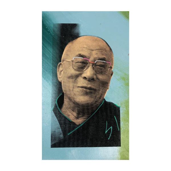 Dali Lama by Steve Kaufman (1960-2010)