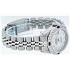 Image 3 : Rolex Ladies Quickset Stainless Steel White Diamond And Sapphire Datejust Wristw