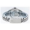 Image 5 : Rolex Ladies Quickset Stainless Steel White Diamond And Sapphire Datejust Wristw
