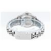 Image 6 : Rolex Ladies Quickset Stainless Steel White Diamond And Sapphire Datejust Wristw