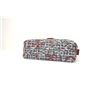 Image 4 : Chanel Red Leather Blue Multicolor Tweed Shoulder Bag