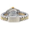 Image 5 : Rolex Ladies Two Tone 18K Yellow Gold And Steel Black Diamond And Sapphire Quick