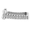Image 7 : Rolex Ladies Stainless Steel Black Diamond And Ruby Date Wristwatch 26MM