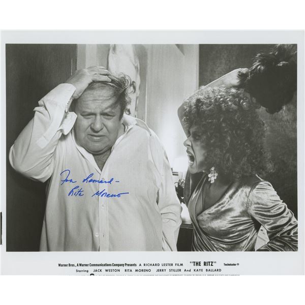 Rita Moreno signed "The Ritz" movie photo