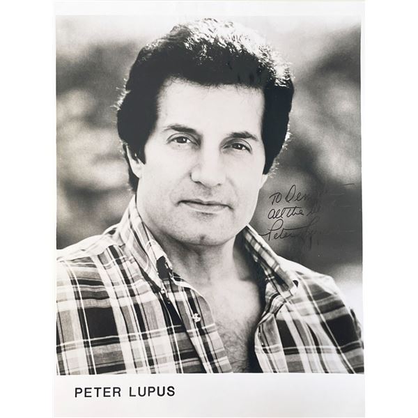 Mission Impossible actor Peter Lupus signed photo