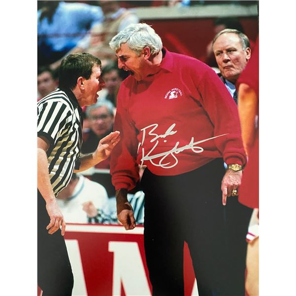 Football Coach Bobby Knight signed photo