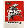 Image 1 : The Lone Ranger John Hart signed original radio poster