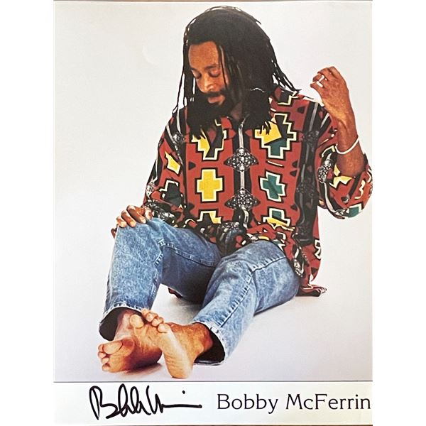 Dont Worry Be Happy  Bobby McFerrin signed photo
