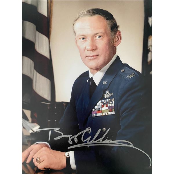 Astronaut Buzz Aldrin signed photo