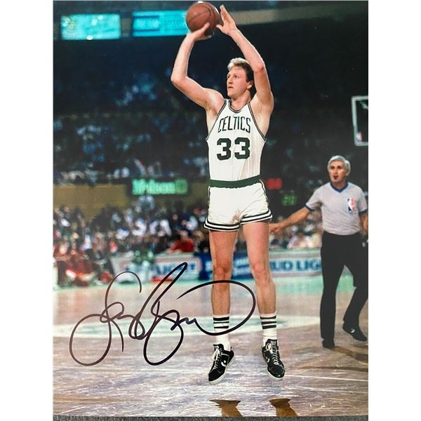 NBA Legend Larry Bird signed photo