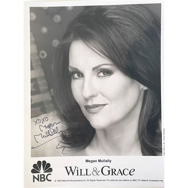 Will & Grace actress Megan Mullally signed photo