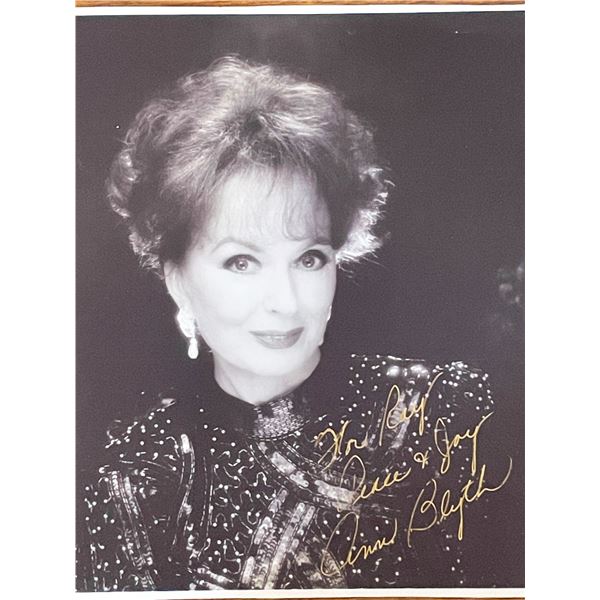 Ann Blyth signed photo