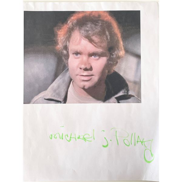 Bonnie and Clyde actor Michael J. Pollard signed photo