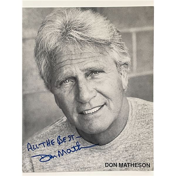 Land of the Giants Don Matheson signed photo