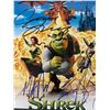 Image 1 : Shrek cast signed movie photo